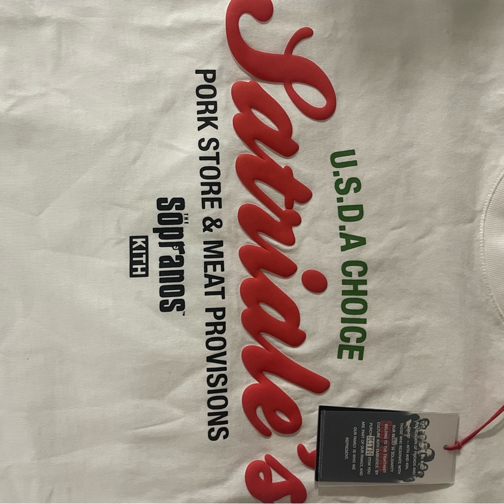 Kith Sopranos Satriale's Tee T-shirt White Size X Small brand new in hand very